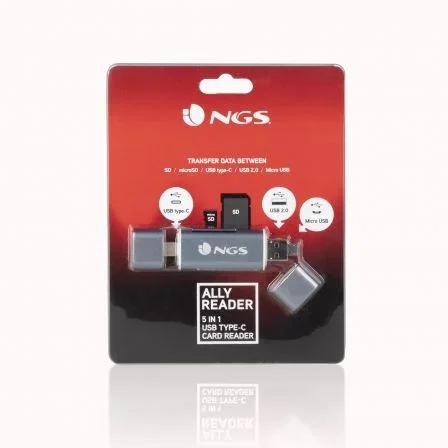 Lector De Tarjetas Ngs Usb Tipo C 5 En 1